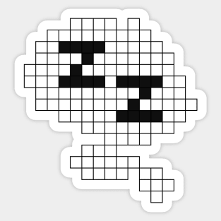 16 bit Amiga Busy Cloud Sticker